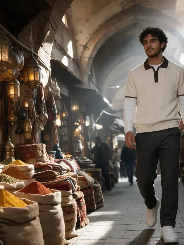 T-shirt Enzo dans le souk El Attarine